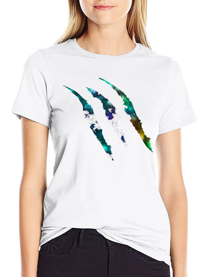 Galaxy Claw Mark Black T-Shirt