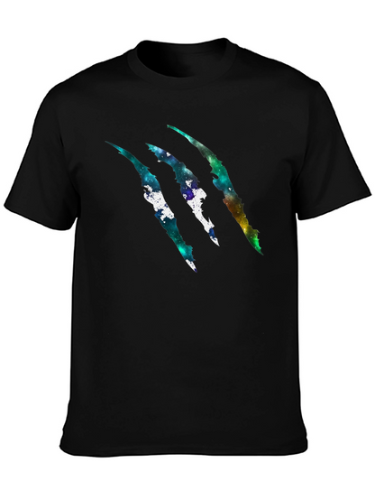 Galaxy Claw Mark Black T-Shirt