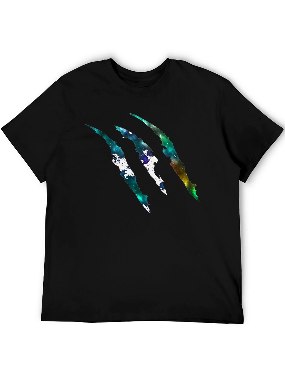 Galaxy Claw Mark Black T-Shirt