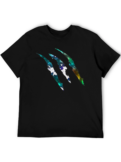 Galaxy Claw Mark Black T-Shirt
