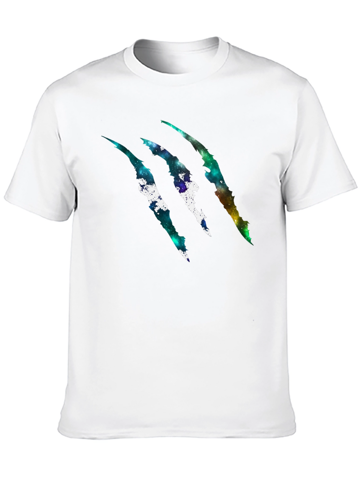 Galaxy Claw Mark Black T-Shirt