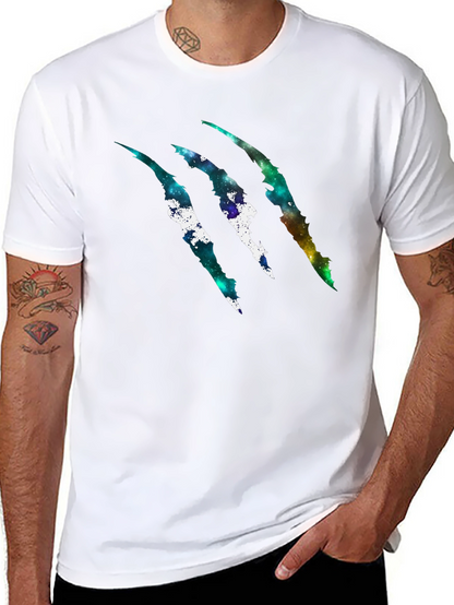 Galaxy Claw Mark Black T-Shirt