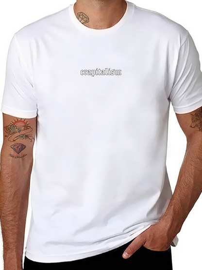 Crapitalism Graphic Black T-Shirt