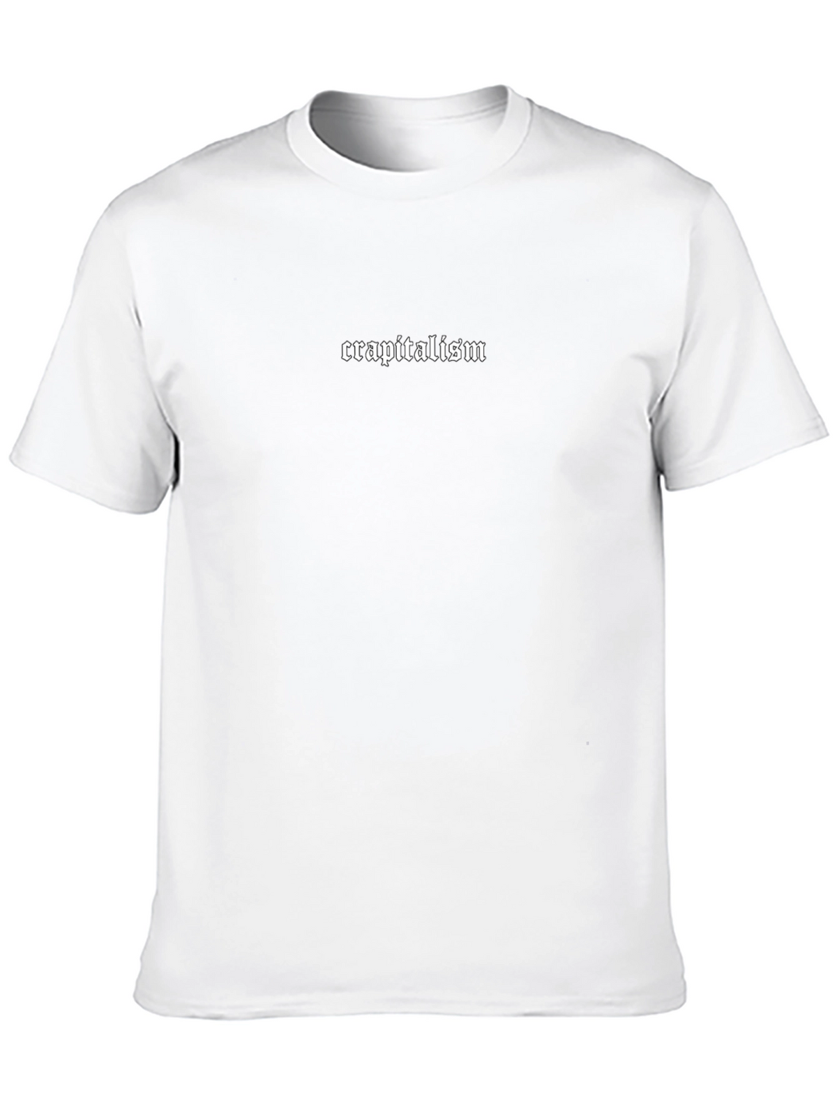 Crapitalism Graphic Black T-Shirt