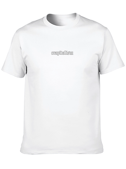 Crapitalism Graphic Black T-Shirt