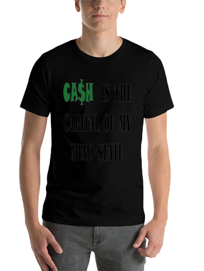 Cash is the Capital T-Shirt Funny Money Graphic Tee