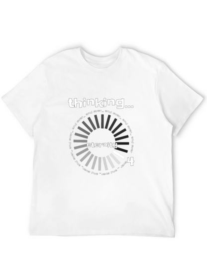 Thinking Eternity Black Graphic Tee