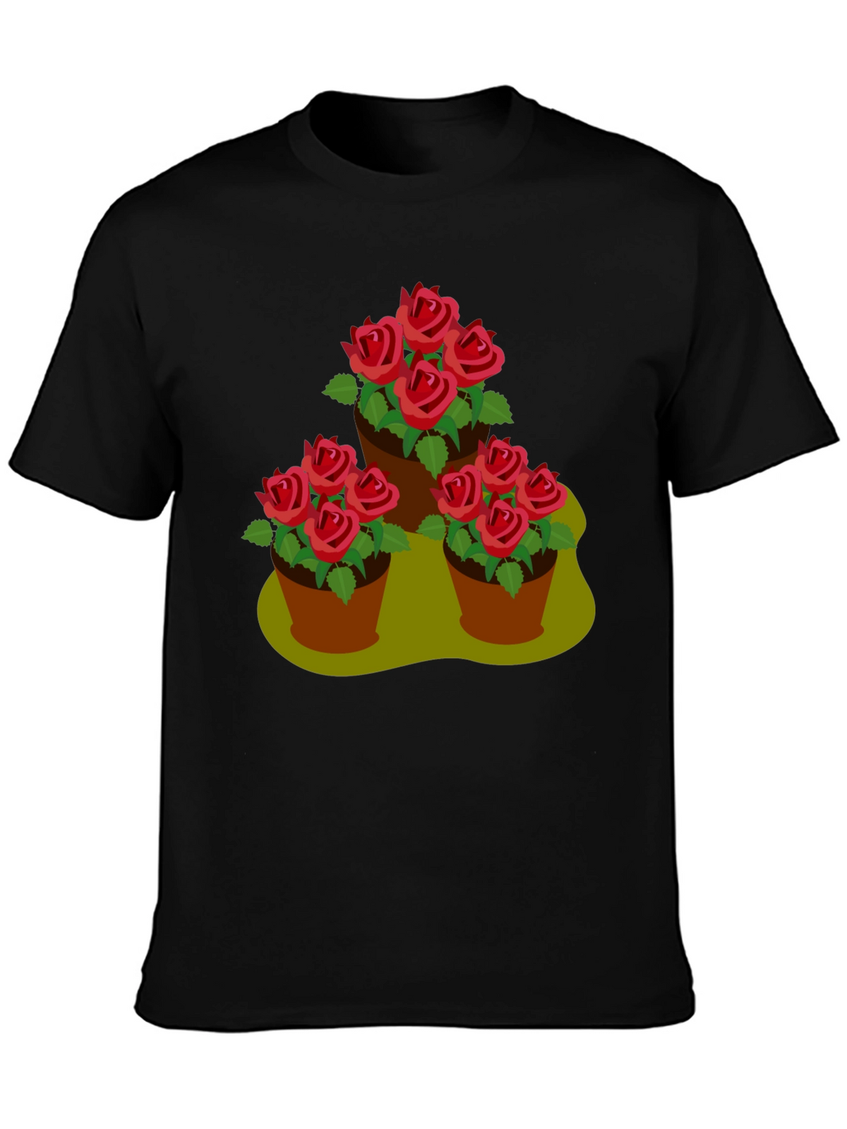 Rose Pot Trio Graphic T-Shirt