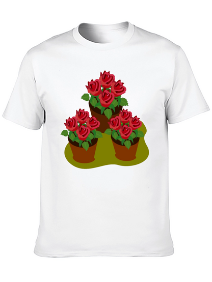 Rose Pot Trio Graphic T-Shirt