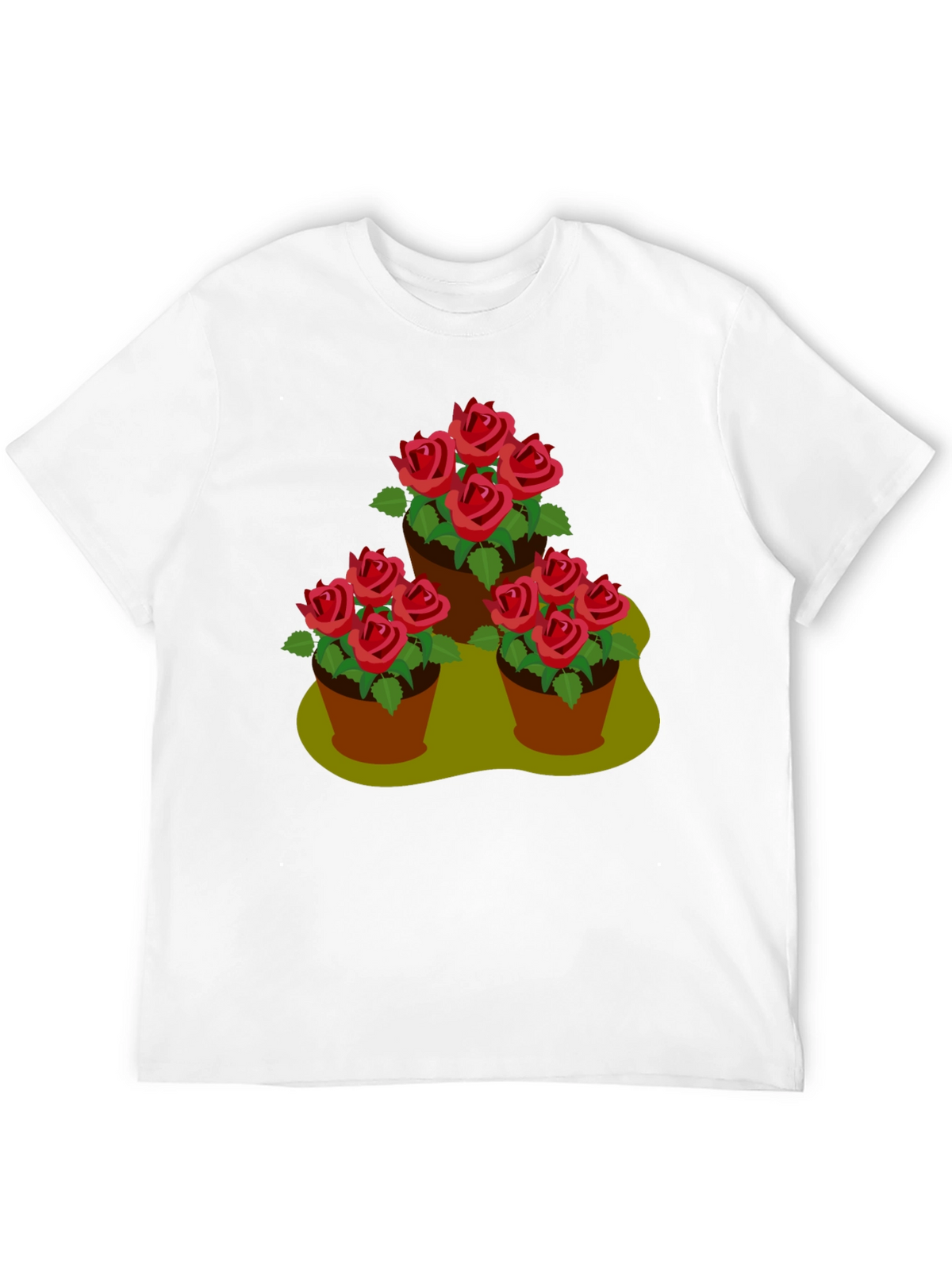 Rose Pot Trio Graphic T-Shirt