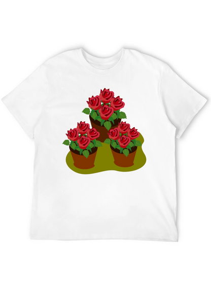 Rose Pot Trio Graphic T-Shirt