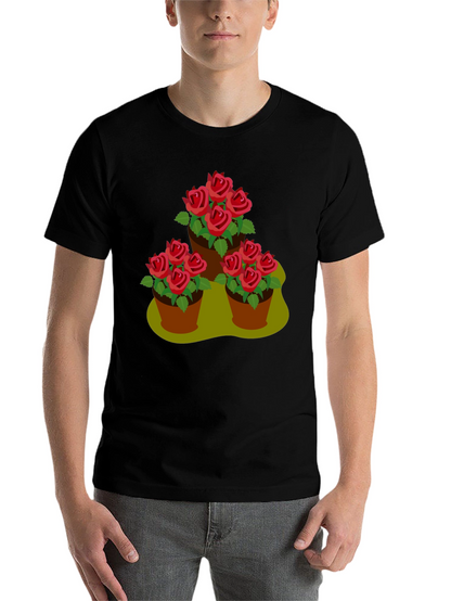 Rose Pot Trio Graphic T-Shirt