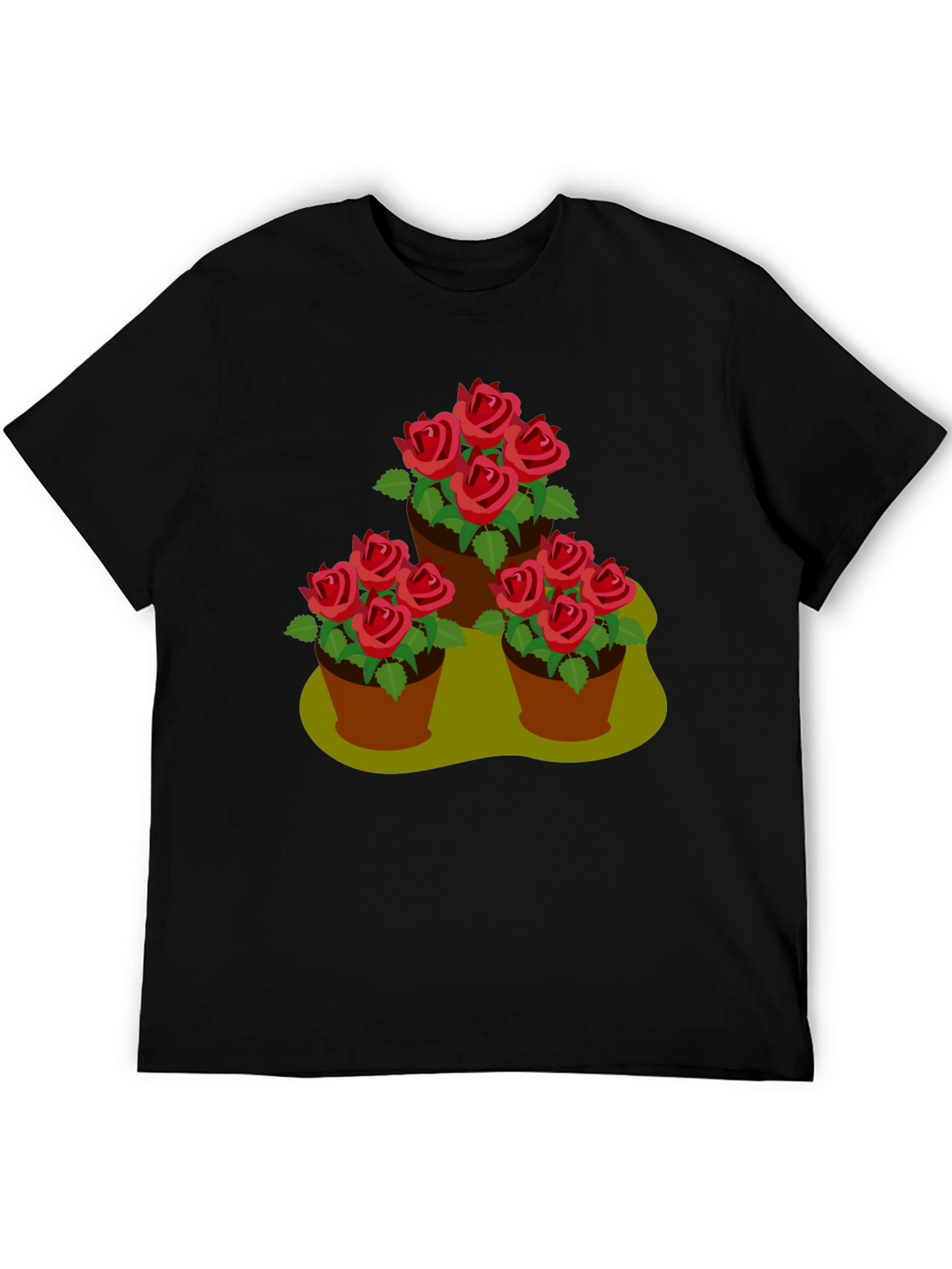 Rose Pot Trio Graphic T-Shirt
