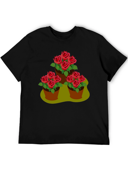 Rose Pot Trio Graphic T-Shirt