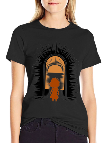 Graphic Tee - Girl in Doorway Design