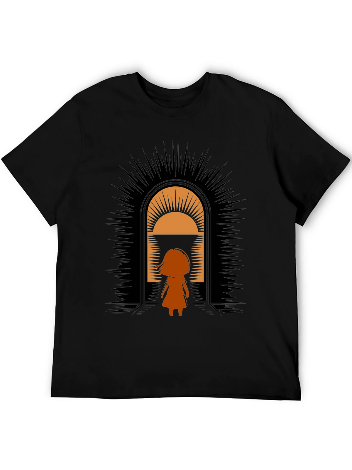 Graphic Tee - Girl in Doorway Design