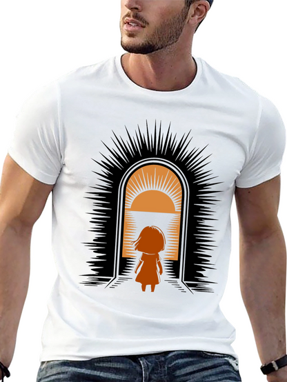 Graphic Tee - Girl in Doorway Design