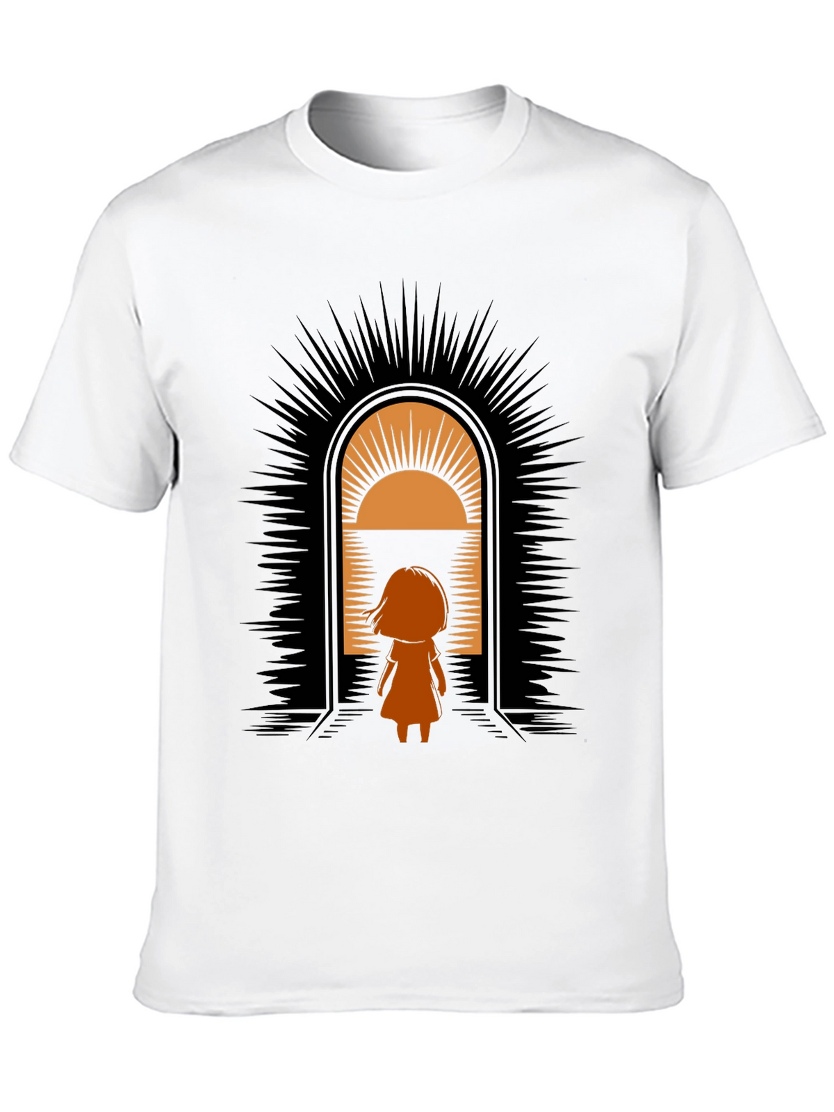 Graphic Tee - Girl in Doorway Design