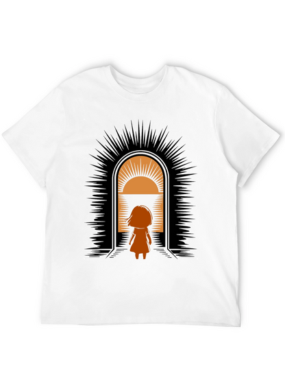 Graphic Tee - Girl in Doorway Design
