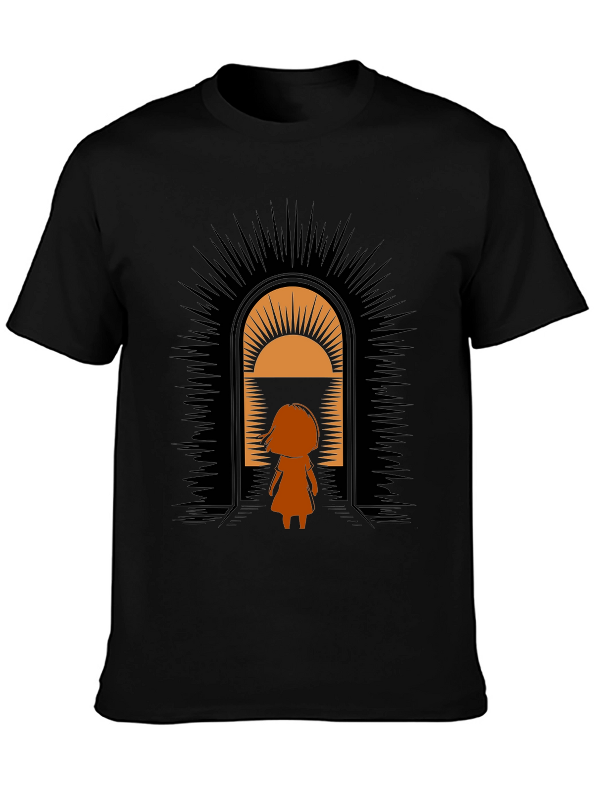 Graphic Tee - Girl in Doorway Design
