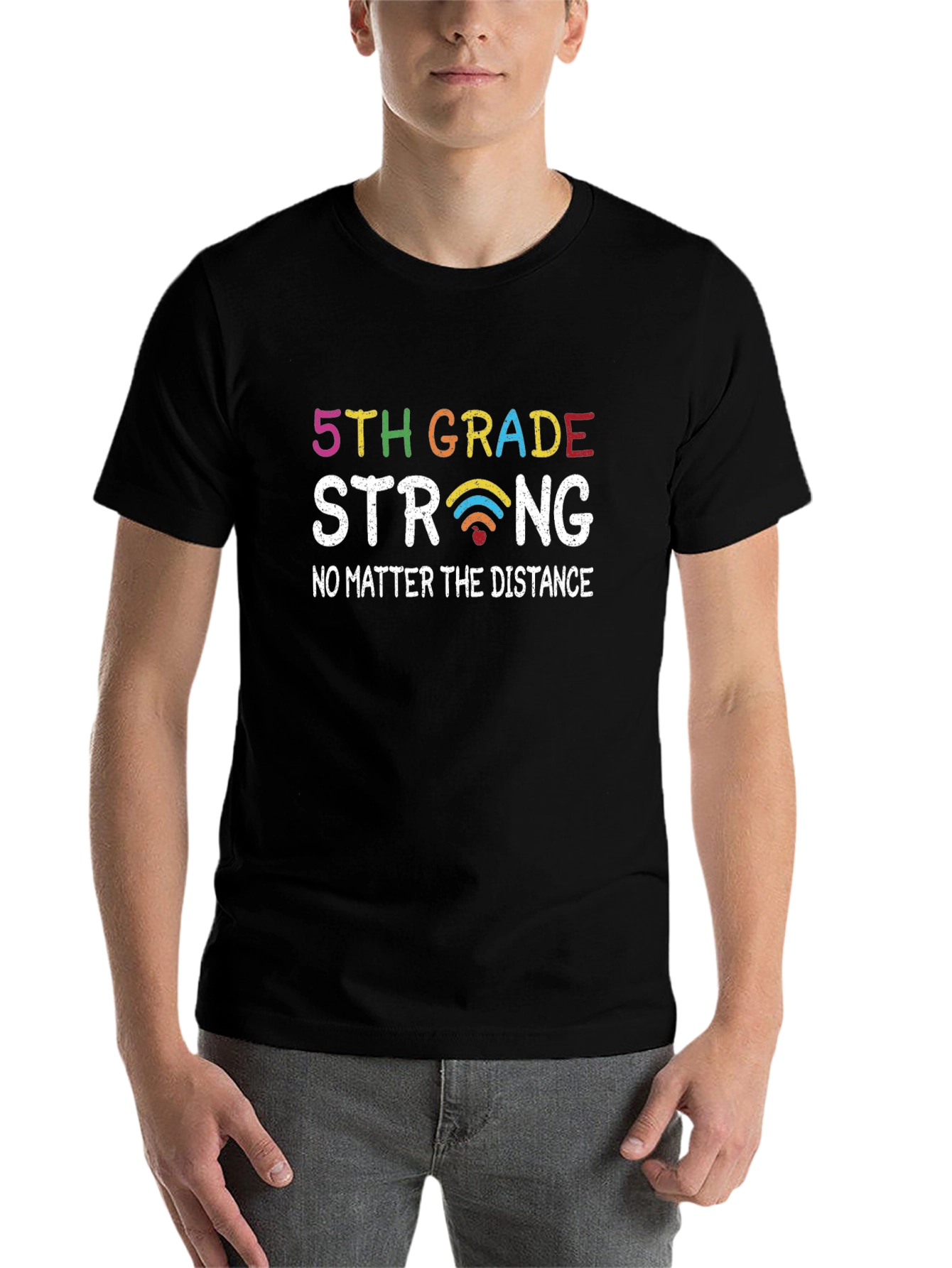 5th Grade Strong T-Shirt - Distance Learning Support