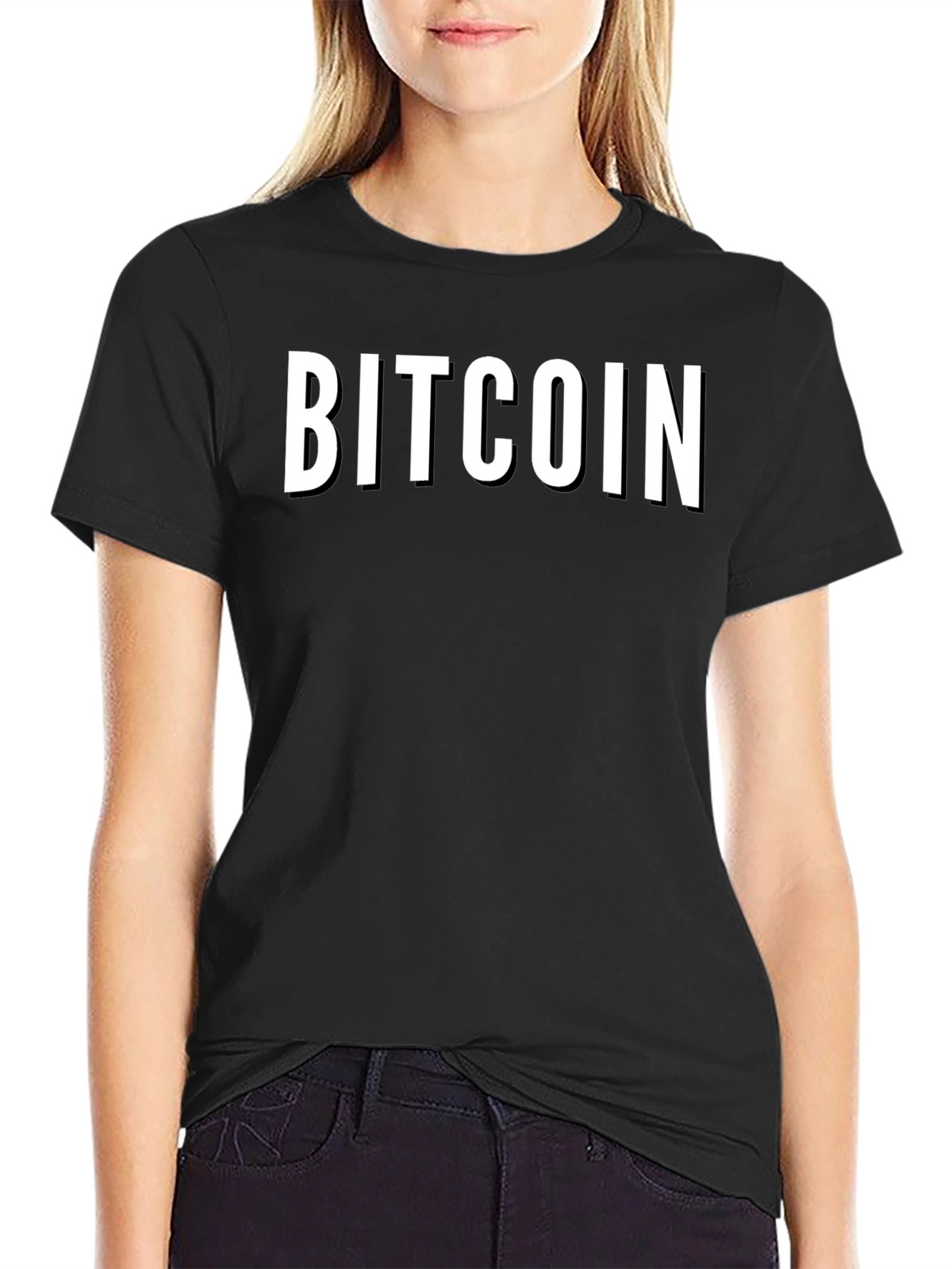Bitcoin Black T-Shirt - Crypto Currency Tee