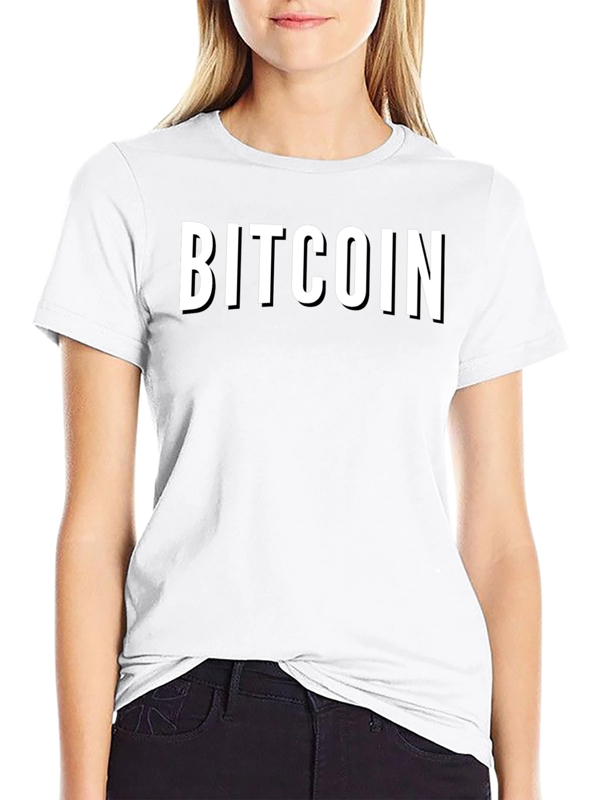 Bitcoin Black T-Shirt - Crypto Currency Tee