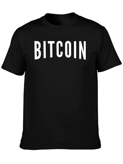 Bitcoin Black T-Shirt - Crypto Currency Tee