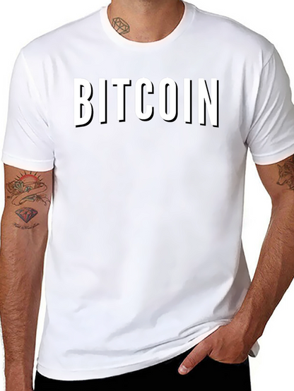 Bitcoin Black T-Shirt - Crypto Currency Tee