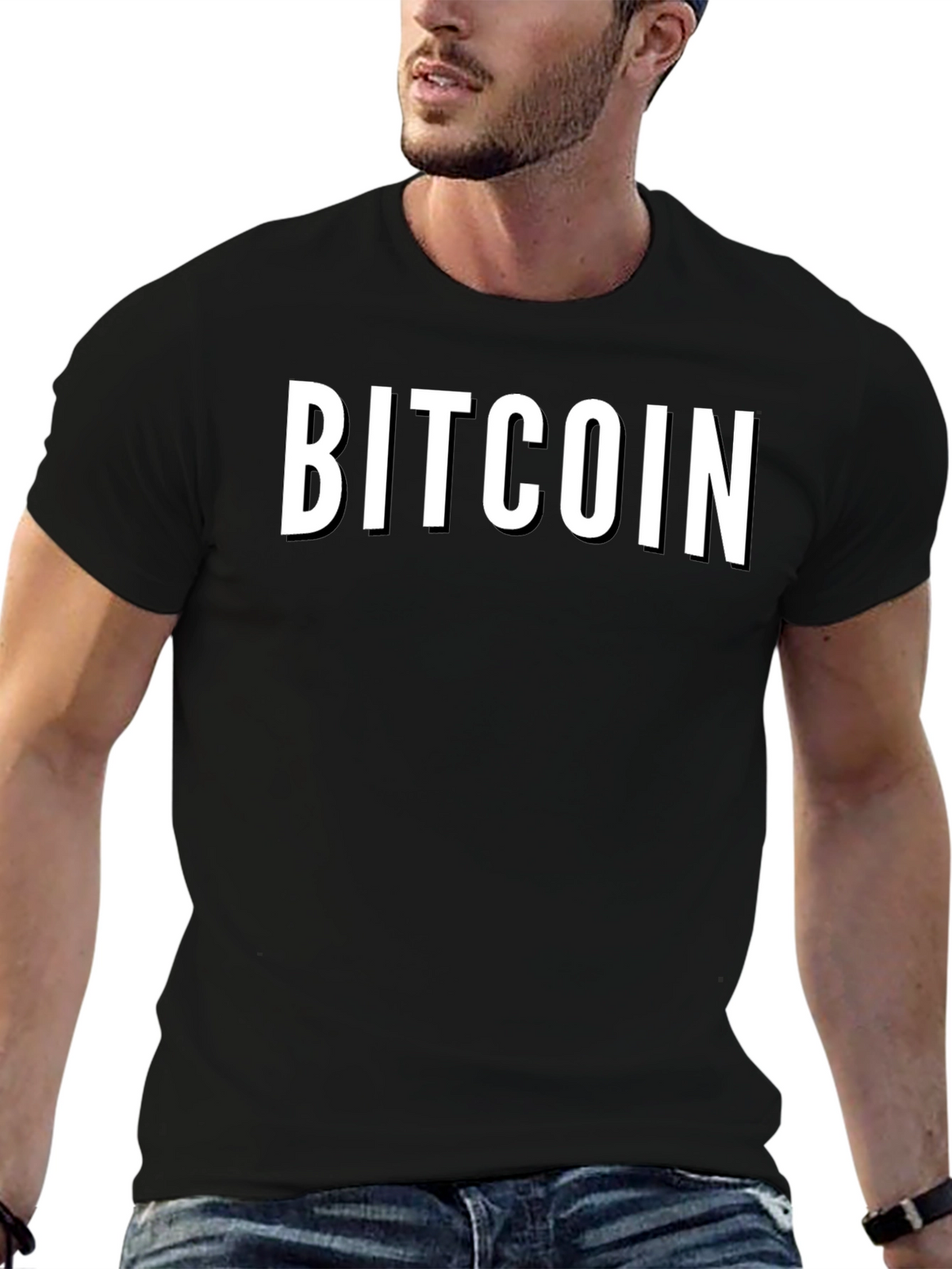 Bitcoin Black T-Shirt - Crypto Currency Tee