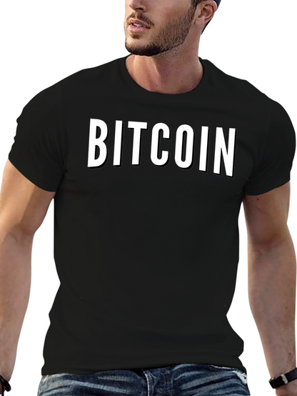 Bitcoin Black T-Shirt - Crypto Currency Tee
