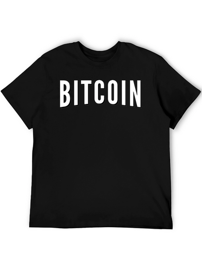 Bitcoin Black T-Shirt - Crypto Currency Tee