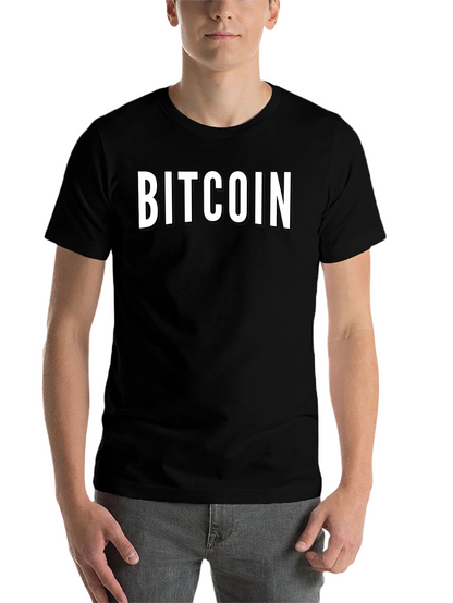 Bitcoin Black T-Shirt - Crypto Currency Tee