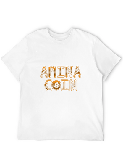 Amina Coin Bitcoin T-Shirt - Black