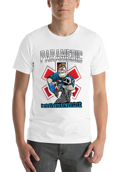 Paramedic Defeat Death Everyday T-Shirt