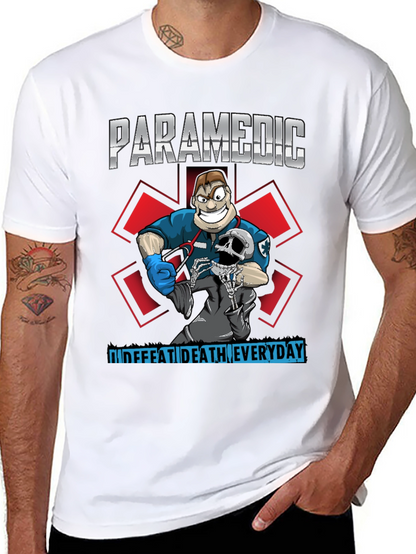 Paramedic Defeat Death Everyday T-Shirt