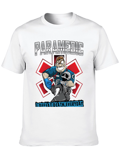 Paramedic Defeat Death Everyday T-Shirt