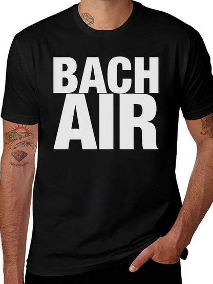 Bach Air Graphic Tee - Black Cotton T-Shirt