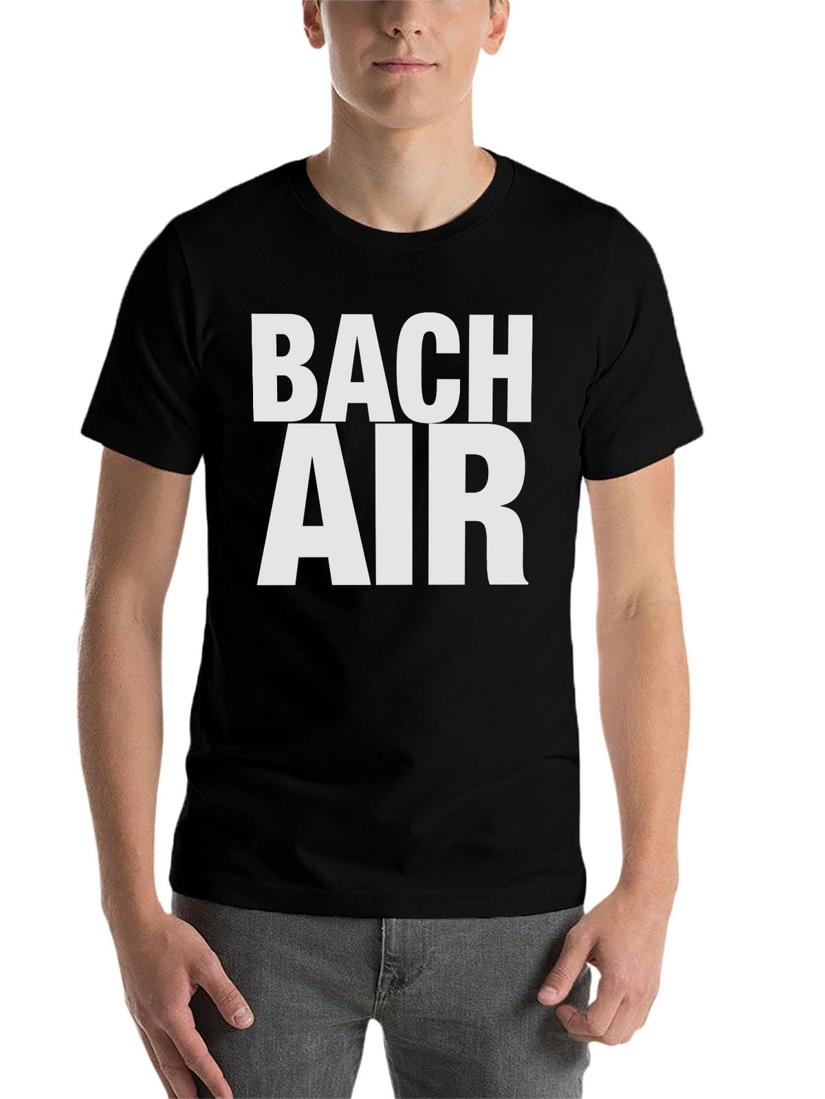 Bach Air Graphic Tee - Black Cotton T-Shirt