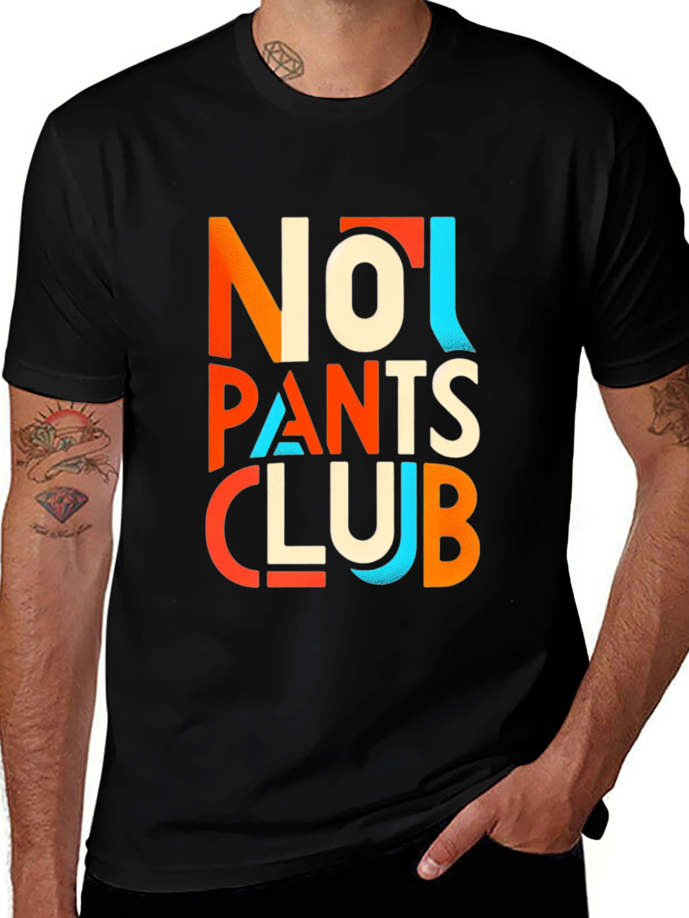 No Pants Club Graphic T-Shirt