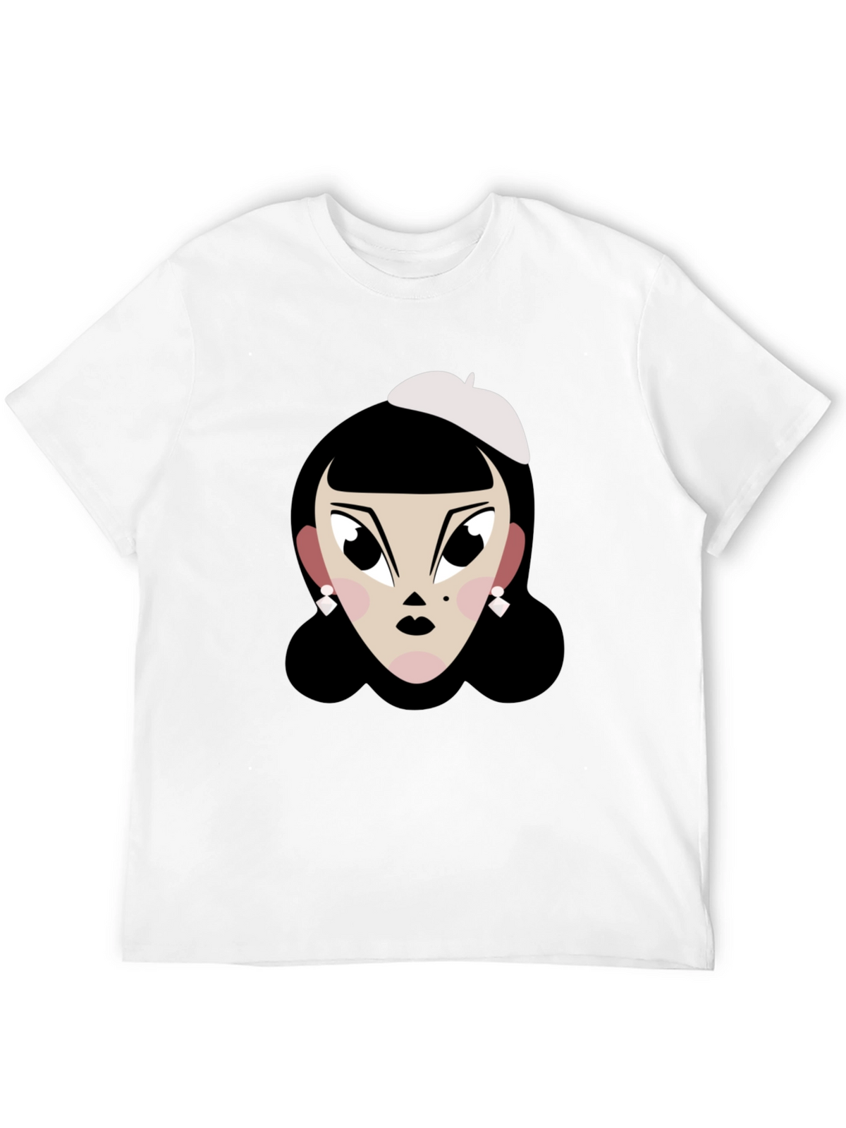 Cartoon Woman T-Shirt: Retro Chic Tee