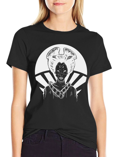 Geisha Graphic Black T-Shirt
