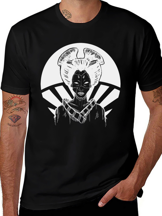 Geisha Graphic Black T-Shirt