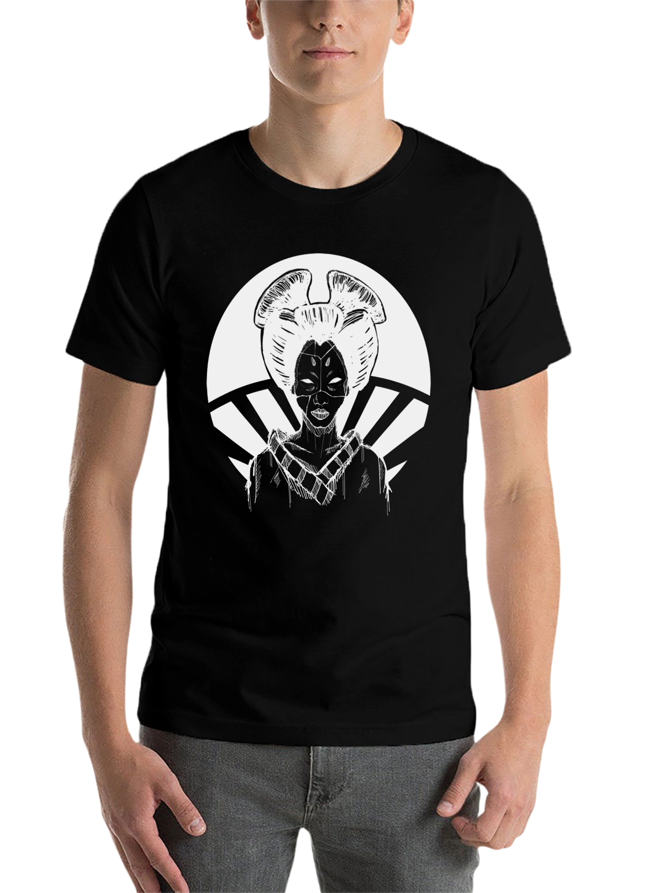 Geisha Graphic Black T-Shirt