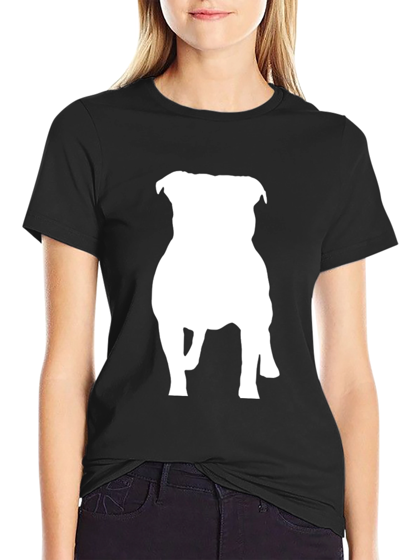 Dog Silhouette Graphic Tee