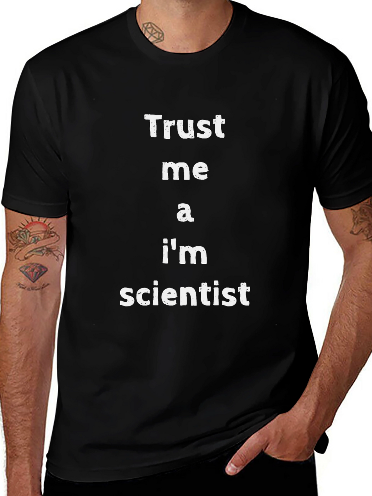 Trust Me Im a Scientist Black T-Shirt