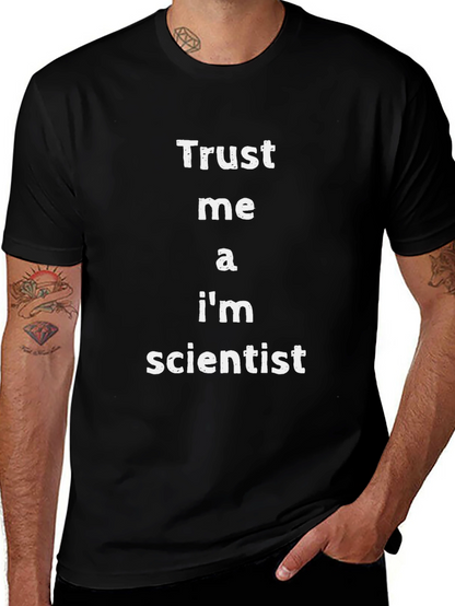 Trust Me Im a Scientist Black T-Shirt