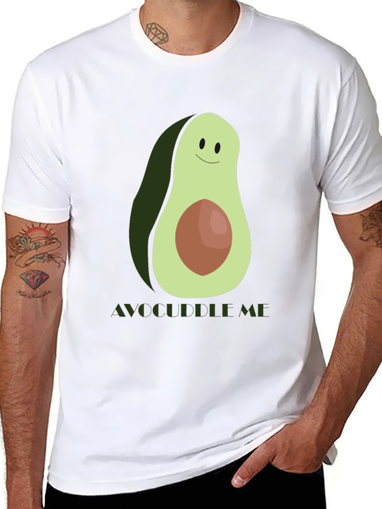 Avocuddle Me Graphic T-Shirt - Soft Cotton Blend