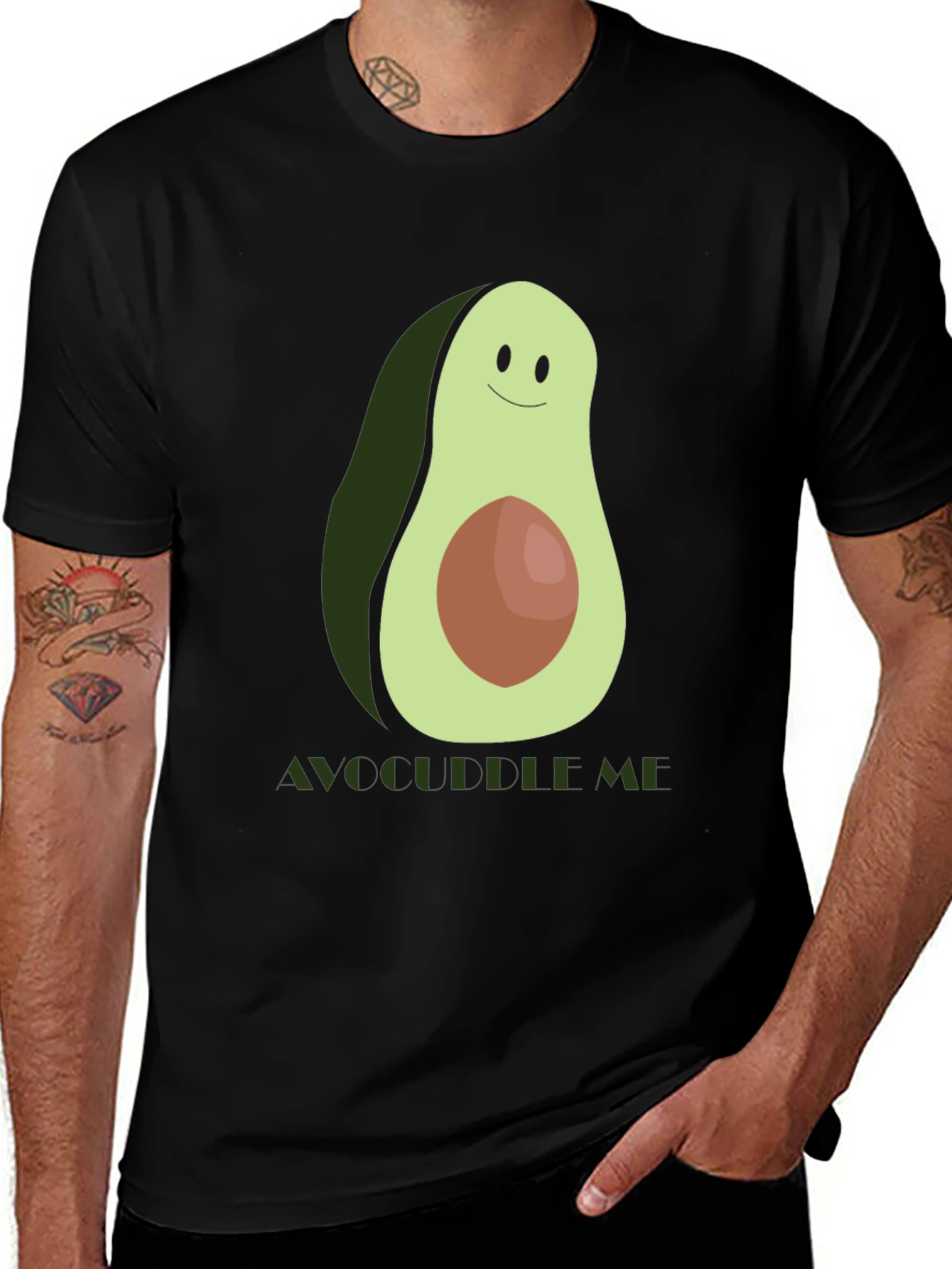 Avocuddle Me Graphic T-Shirt - Soft Cotton Blend