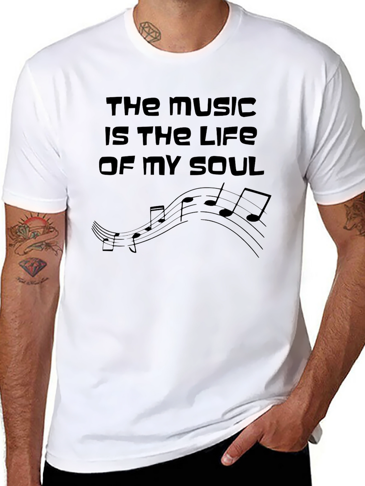 Music is the Life of My Soul Graphic Tee